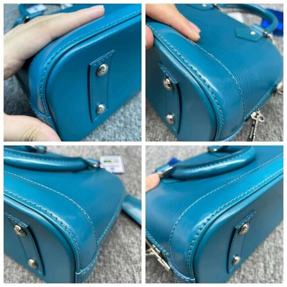 100% Authentic Louis Vuitton Alma Epi Leather Satchel Bag 480-081024 - Picture 11 of 16